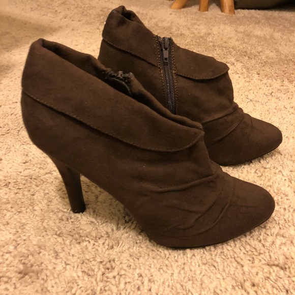 Nwob Brown booties - Picture 1 of 4